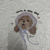 Korean Fashion Cute Animals Style T-Shirt Series | Poodle Have A Nice Day - Kawaii Fashion Items