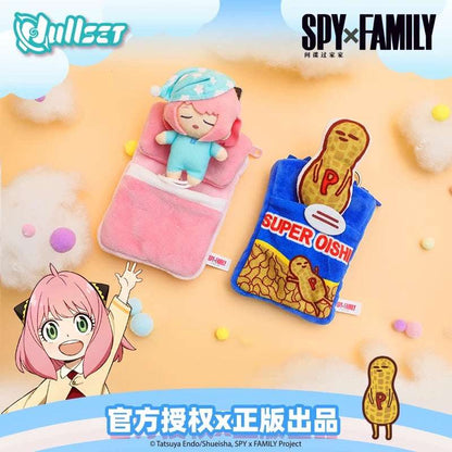 SPY Family Little Bag with Mini Plush Doll Keychain | Anya Peanut - Plush Doll Figure Collectable Toys Accessories