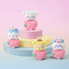 ChiiKawa X Miniso X Sanrio Series | ChiiKawa Hachiware Usagi Momonga Riding Strawberry Car Plush Doll Keychain - Kawaii Items Room Decoration doll