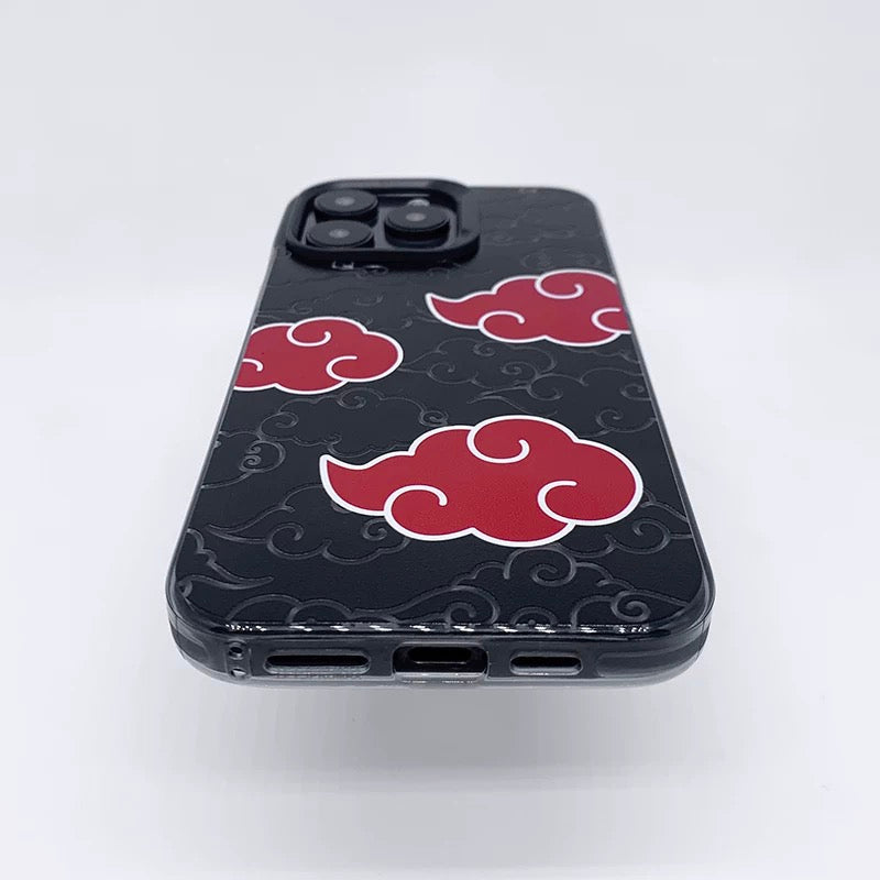 Japanese Anime Naruto Ninja | Laser Itachi Icon - iPhone Case 7 8 PLUS XS XR X 11 12 13 14 15 16 Pro Promax SE3 SE2 KawaiiGiftLand