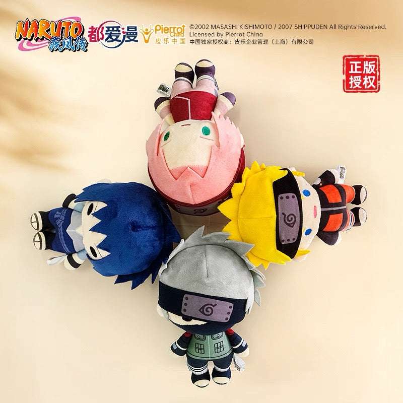 Japanese Anime Naruto Ninja Cute Plush Doll | Naruto Sasuke Sakura Kakashi 18cm tall - Cute Kawaii Item