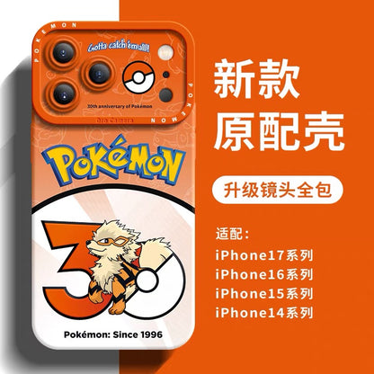 Japanese Cartoon Pokemon Silicone Case Pokemon 30 Anniversary Version Part3 | Venusaur Charmander Blastoise Raichu Poliwrath Primeape Arcanine Nidoking 8 Styles - Phone Case Samsung Galaxy S26 S25 S24 S23 FE Ultra Edge