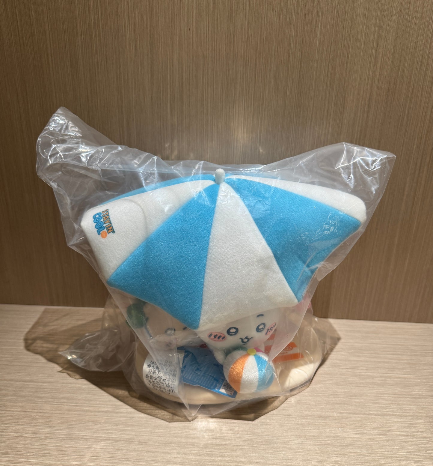 [Limited] ChiiKawa X Miniso Hot Summer Series | ChiiKawa Hachiware Usagi Under Sun Umbrella Sun Fun Plush Cute Doll - Kawaii Items Room Decoration Doll