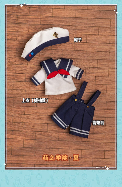 Simon Toys Cosplay Doll Outfits Set Uniform Version | Sailor Uniform Summer & Winter - Original Outfits 1/12 ob11 11cm BJD Doll Ball Joint Doll