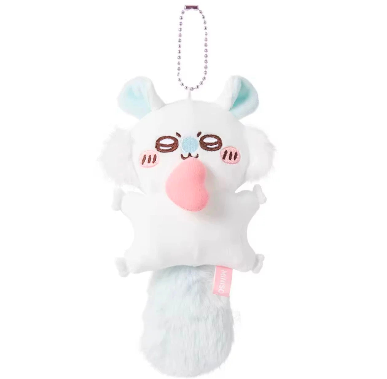 ChiiKawa X Miniso | Momonga Bite The Heart Mini Plush Doll Keychain - Kawaii Items Cute Accessories