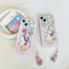 CardCaptorSakura Card Version Part 3 | Purple Flower & Rose - Phone Case Samsung Galaxy Z Flip Fold 3 4 5 6 7