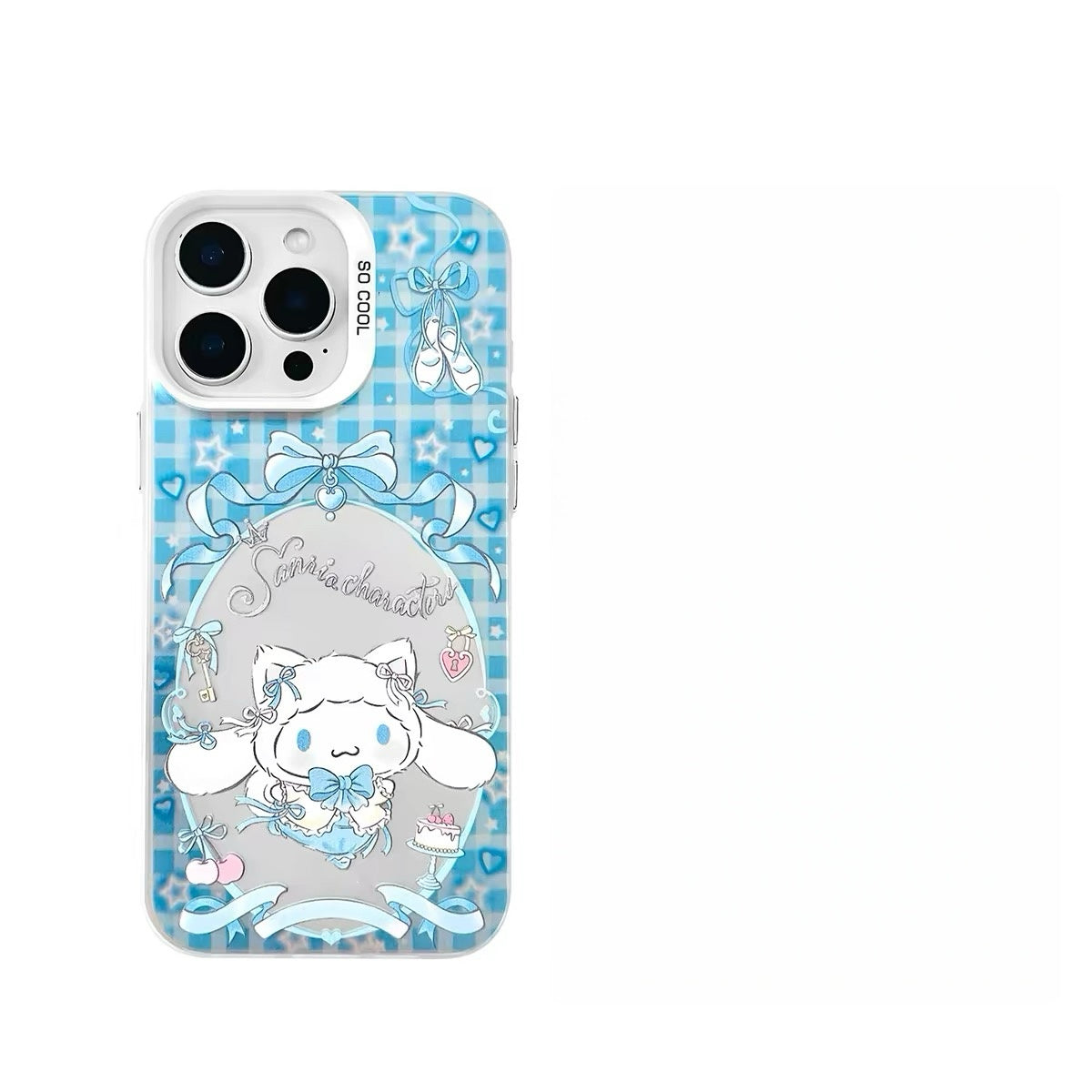 Japanese Cartoon Sanrio Ballet Kitten Laser Case | ハローキティ マイメロディ クロミ シナモロール 4種 - iPhoneケース 11 12 13 14 15 16 16e 17 17e Pro Promax