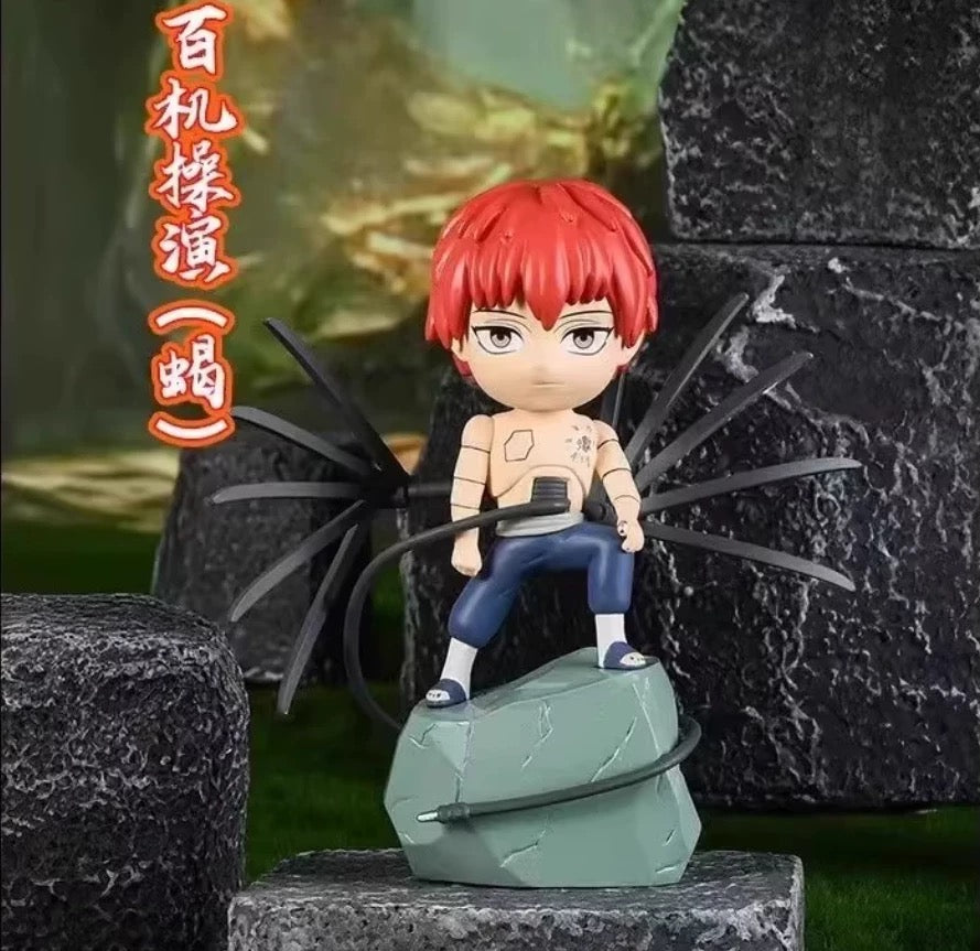 Naruto Ninja The Akatsuki Group Q Version Series Part 2 | Naruto Shippuuden Hidan Nagato Pain Sasori Kakuzu Konan - Figure Collectable Toys Mystery Blind Box