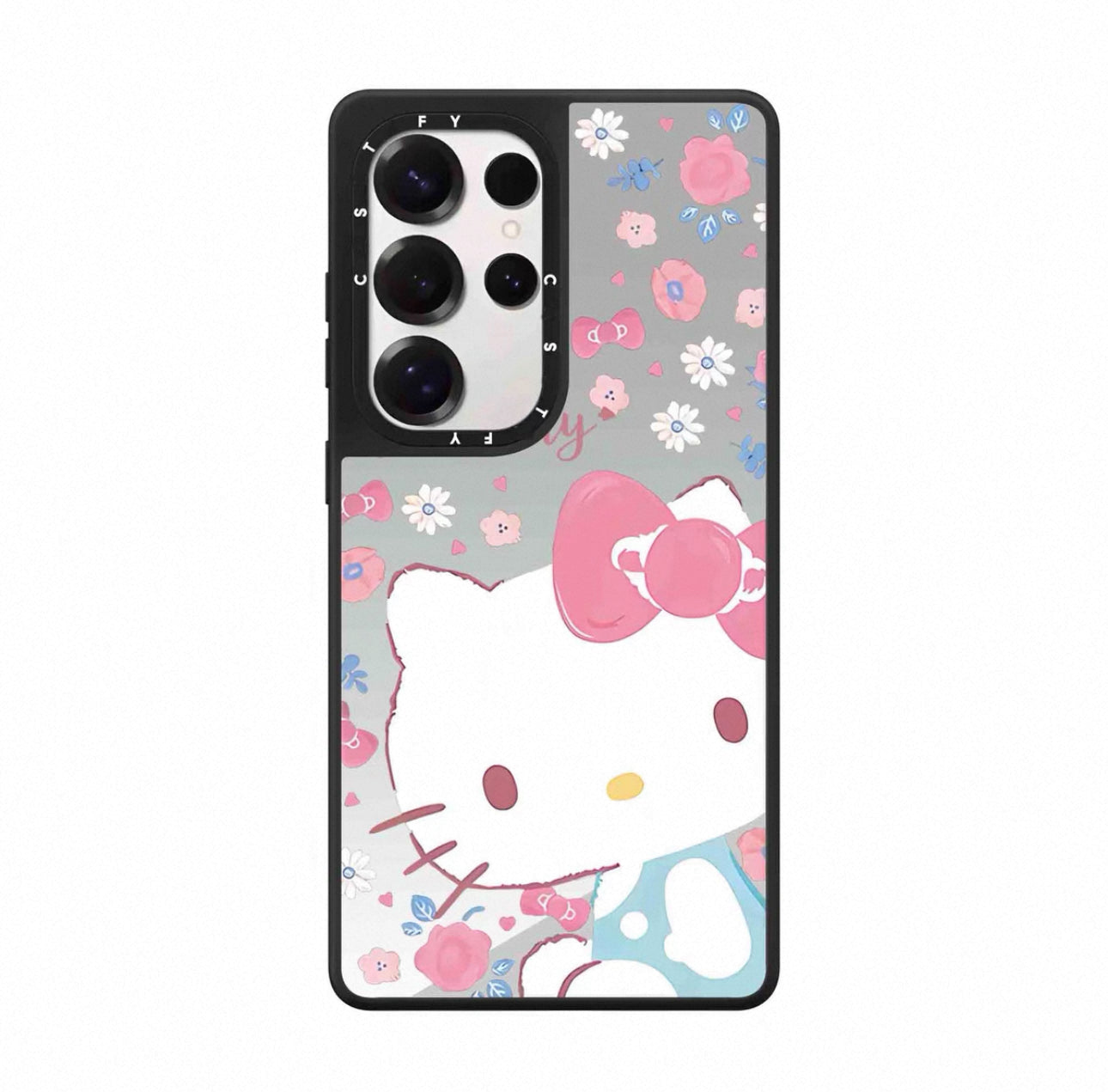 Cute Cartoon Cute Cat Hello Kitty | Flower Rabbit - Phone Case Samsung Galaxy S25 S24 S23 Ultra KawaiiGiftLand