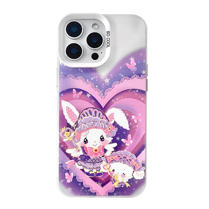 Japanese Cartoon Sanrio Magic Girl Lolita Laser Case | My Melody Kuromi Wish Me Mell & Cogimyun 3 Styles - iPhone Case 11 12 13 14 15 16 16e 17 17e 18 Pro Promax
