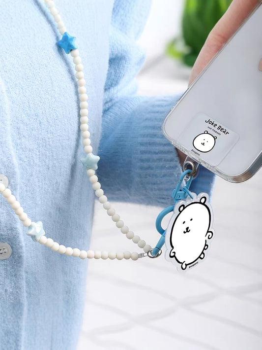 Joke Bear with friends Phone Lanyard Long Version | Joker Bear Pug Moguracorokke - for All Smart Phones- for All Smart Phones