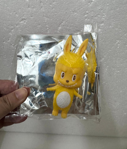 How2work The Little Monster Mini Figure Collection Series 2 | No.9 Labubu Grazy Yellow - Retired Rare Toy Collection Mystery Blind Box