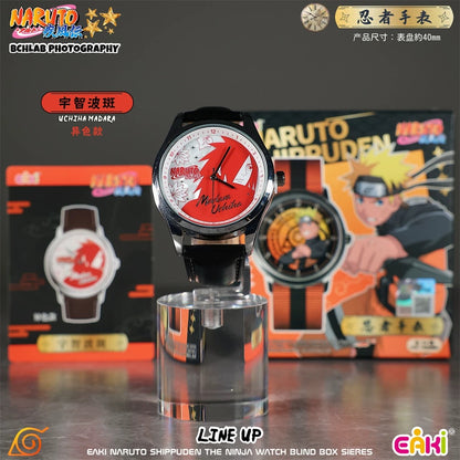 Eaki X Naruto Ninja Part 1 Watch Accessories Series | Naruto Shippuuden Naruto Sasuke Sakura Kakashi Minato Itachi Uchiha Madara Obito - Watch Collectable Toys Mystery Blind Box