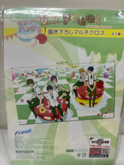 Japanese Anime Free! Iwatobi Swim Club Kuji Sweet Macaron | Last Prize Fabric Painting - 2014 Cute Kawaii Item