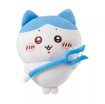 ChiiKawa X Miniso | ChiiKawa Hachiware Usagi With Weapon Plush Doll - Kawaii items Room Decoration doll