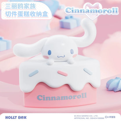 Sanrio Characters Sweet Cake Little Storage Box Series | Hello Kitty My Melody Kuromi Cinnamoroll Pompompurin Pochacco - Kawaii Decoration Collectable Toys Toy Collection