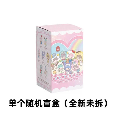 zZoton x Sanrio Characters Love League Buddies Plush Doll Keychain | Hello Kitty My Melody Kuromi Cinnamoroll Pompompurin Pochacco Hangyodon - Collectable Toys Mystery Blind Box KawaiiGiftLand