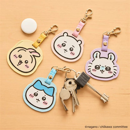 Japan ChiiKawa Leather Keychain | ChiiKawa Hachiware Usagi Momonga Key Holder - Kawaii Item Cute Accessories