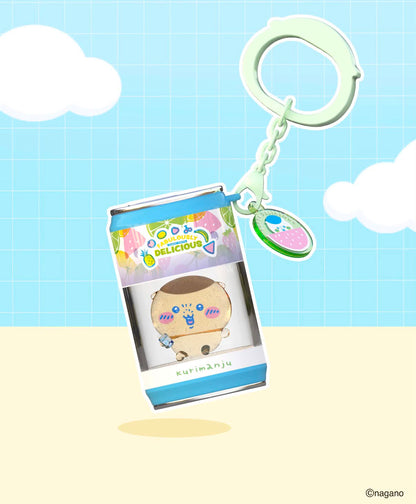 [Pre-Order] ChiiKawa X Miniso Fruit Market Series Fruit Market Soft Drink Can Keychain Blind Box | ChiiKawa Hachiware Usagi Momonga Kurimanju Rakko Shisa Crab Soft Drink Can Keychain Blind Box - Kawaii Items Room Decoration Mystery Box