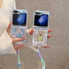Cute Cartoon Case with Phone Strap | Pompompurin Hangdoyon - Phone Case Samsung Galaxy Z Flip 3 4 5 6 7