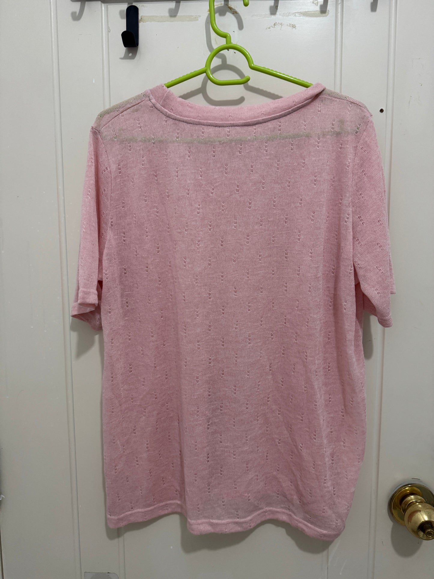 Japanese Fashion Cute Style Mori Series | Pink with Pattern T Shirt - Kawaii Fashion Items