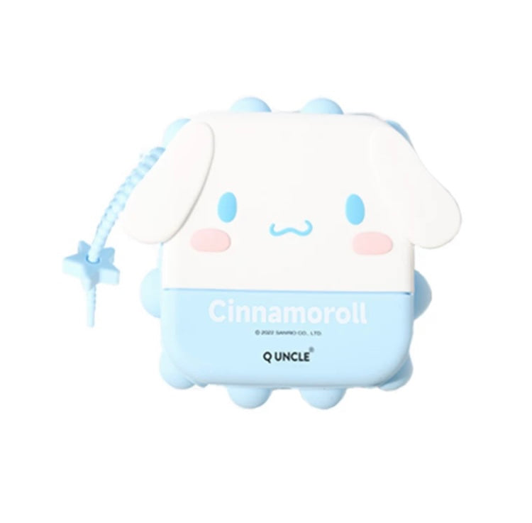 Sanrio Silicone Square PopBoom Purse Bag | Hello Kitty My Melody Kuromi Cinnamoroll KeroKeroKeroppi  - Playful Coin Bag Can put in Airpods EarPhone Children Gift