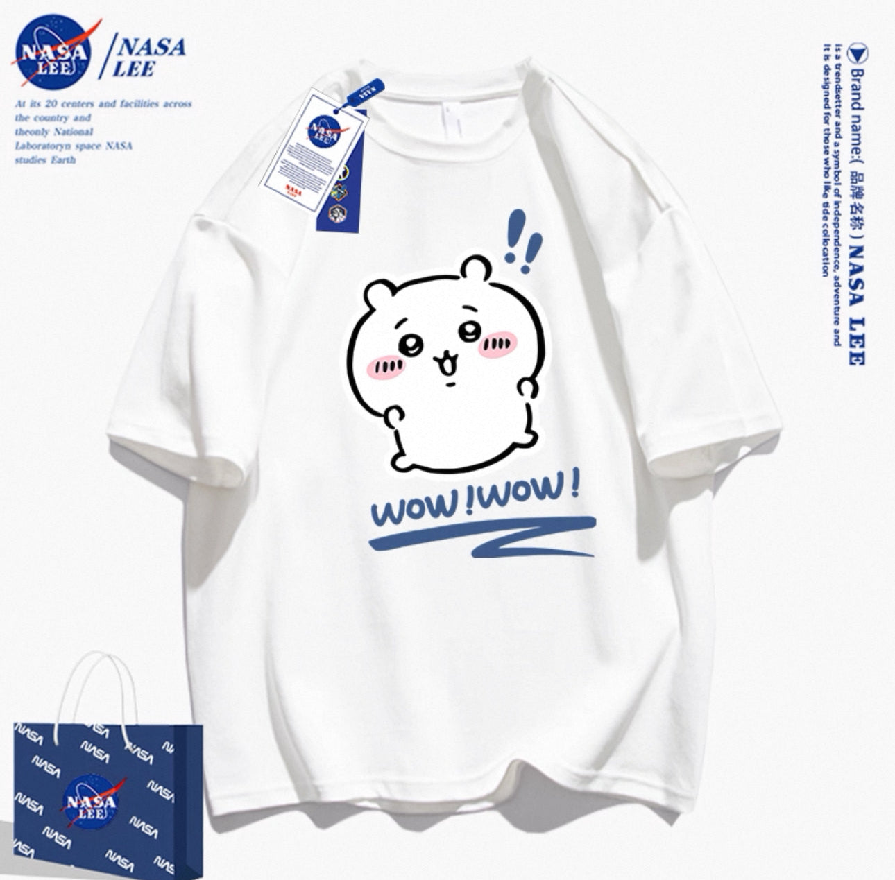 Japanese Cartoon ChiiKawa Casual Style T-Shirt Series | Wow Chiikawa - Kawaii Fashion Items