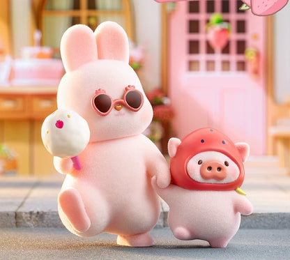 Momo with Bunny Kawaii Lovely Characters | Strawberry Town -Toy Collection Mystery Blind Box