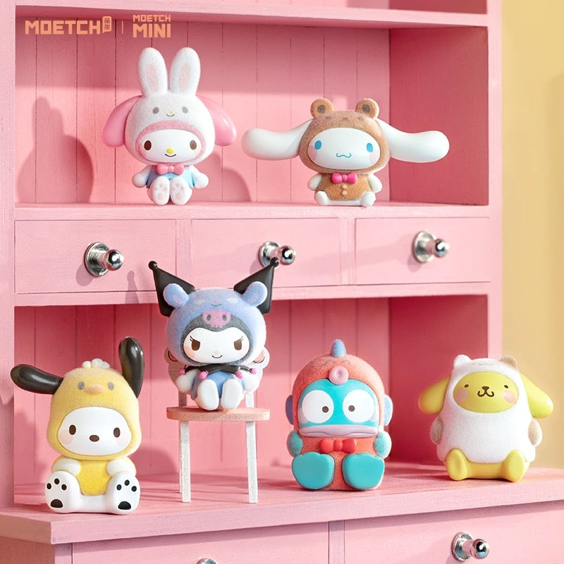 Sanrio Characters Animals Crossing Mini Series | My Melody Kuromi Cinnamoroll Pompompurin Pochacco Hangyodon - Kawaii Collectable Toys Toy Collection