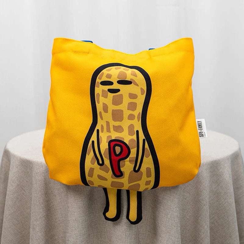 SPY Family Tote Bag | Peanut Yellow Tote Bag - Plush Collectable Toys Accessories