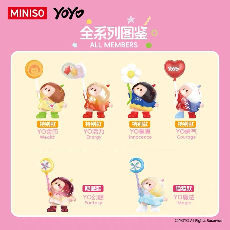 YOYO Chan Mini Figure Part 1 | YOYO Budding Wish Suprise Iconbox Collection - Collectable Toys Mystery Blind Box