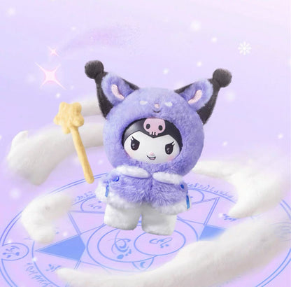 Miniso Sanrio Characters Winter Little Cape with Little Friends | Hello Kitty Little Twin Stars My Melody Kuromi Cinnamoroll Pompompurin Pochacco - Collectable Toys Mystery Blind Box