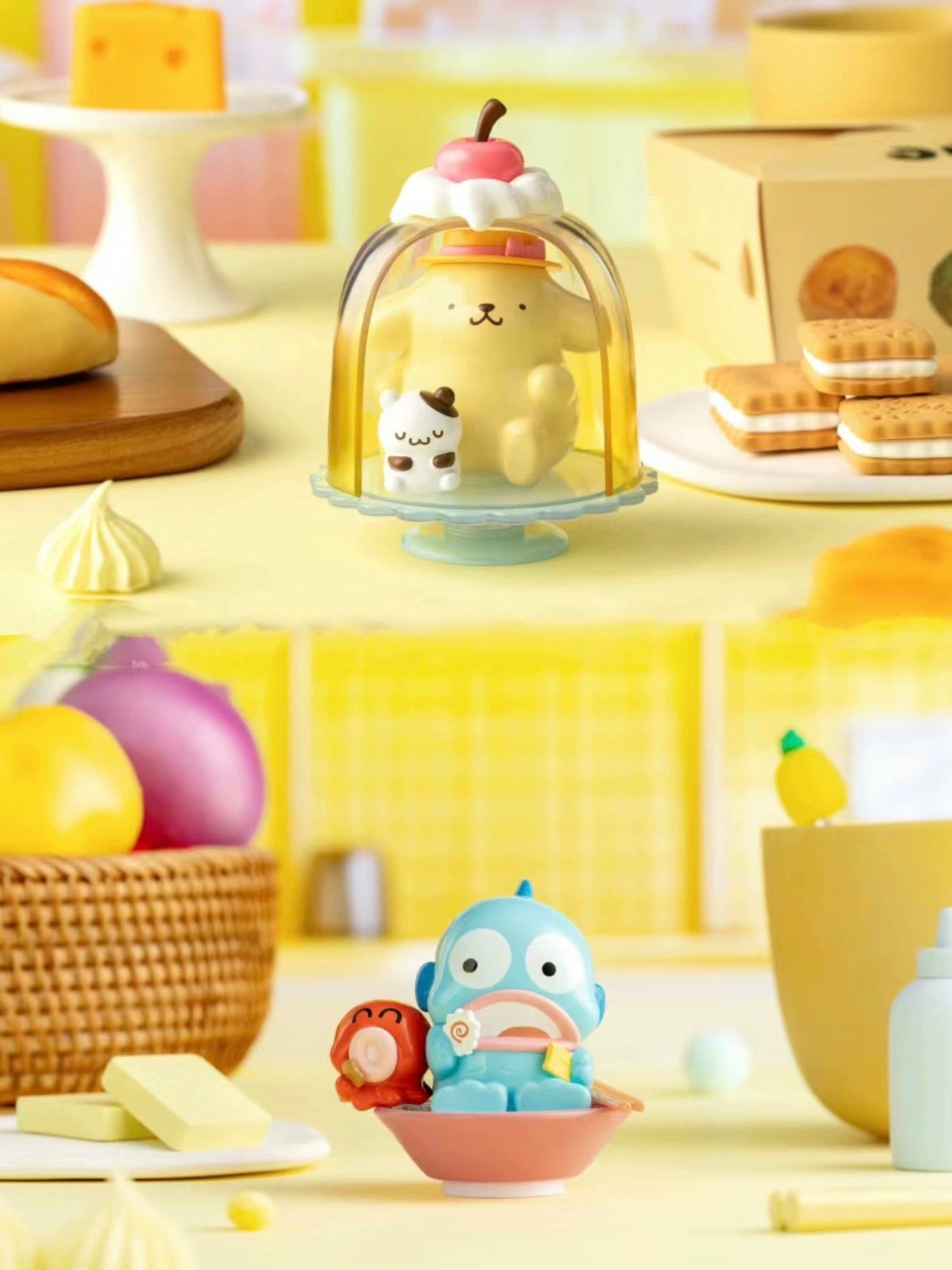 Sanrio X Miniso | Sanrio Fun Snacks Figure My Melody Piano Kuromi Cinnamoroll Pompompurin Pochacco Hangyodon -  Collectable Toys