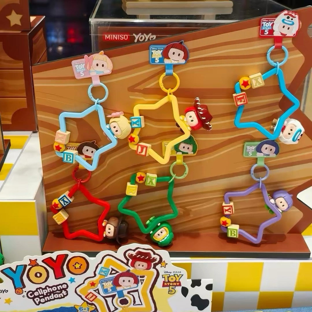 YOYO Chan x Toy Story Mini Figure | YOYO Star Shape Cellphone Pendant Collection - Collectable Toys Mystery Blind Box