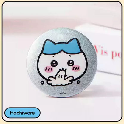 ChiiKawa X Miniso | ChiiKawa Hachiware Usagi Momonga Kurimanju Rakko Metal Pin - Kawaii Item Cute Accessories