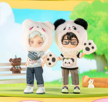 Simon Toys Peetsoon | Amusement Park Animals Ver Students - 1/12 ob11 11cm BJD Doll Ball Joint Doll Collectible Toys Cute Boy Mystery Blind Box