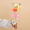 Japan Cartoon Pokemon | Pikachu Valentine Heart Flower  - Mascot Plush Doll Kawaii Decoration
