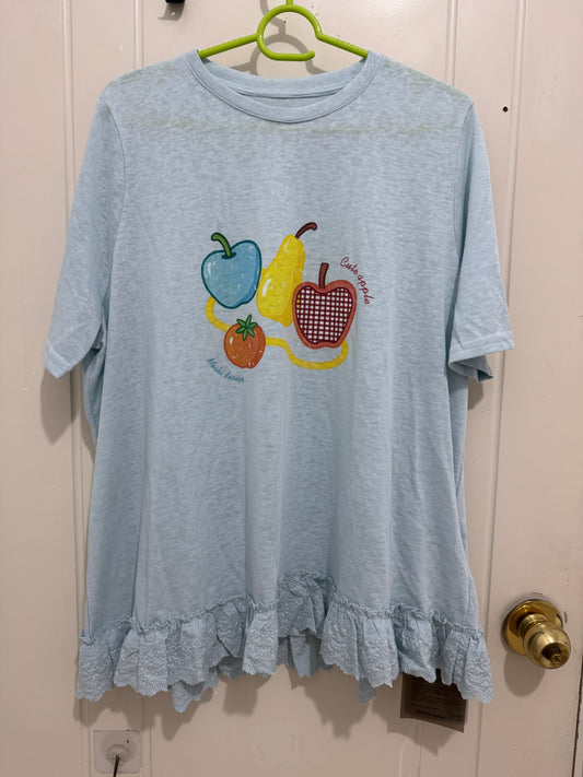 Japanese Fashion Cute Fruits Style T-Shirt Series | Apple Pear Tomato Cool Feel Tee - Kawaii Fashion Items