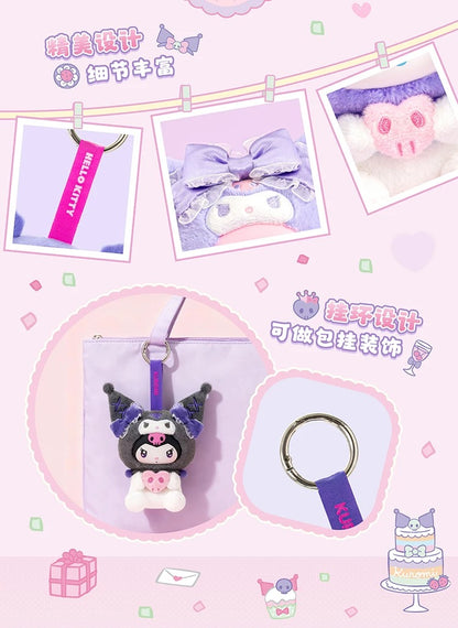 TopToy Sanrio Characters Kuromi Party | Hello Kitty My Melody Piano Kuromi Cinnamoroll Pompompurin Pochacco Hangyodon - Collectable Toys Mystery Blind Box