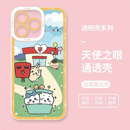Japanese Cartoon Chiikawa | Rainbow Post Office Daily 8 Style - iPhone Case PLUS SE2 XS XR X 11 12 13 14 15 16 16e 17 17e Pro Promax 12mini 13mini