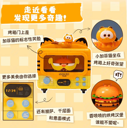 Pan Tasy x Garfield Family | Oven - Lovely Cat Exotic Shorthair Building Blocks Toy Collections