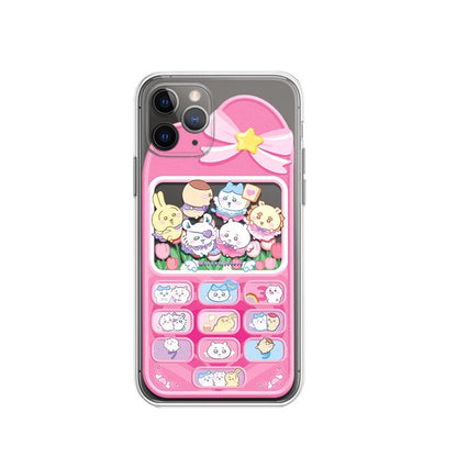 Japanese Cartoon ChiiKawa | Kawaii Mobile Phone Angel Devil Chiikawa Hachiware Usagi Momonga with Phone Strape - iPhone Case 11 12 13 14 15 16 Pro Promax