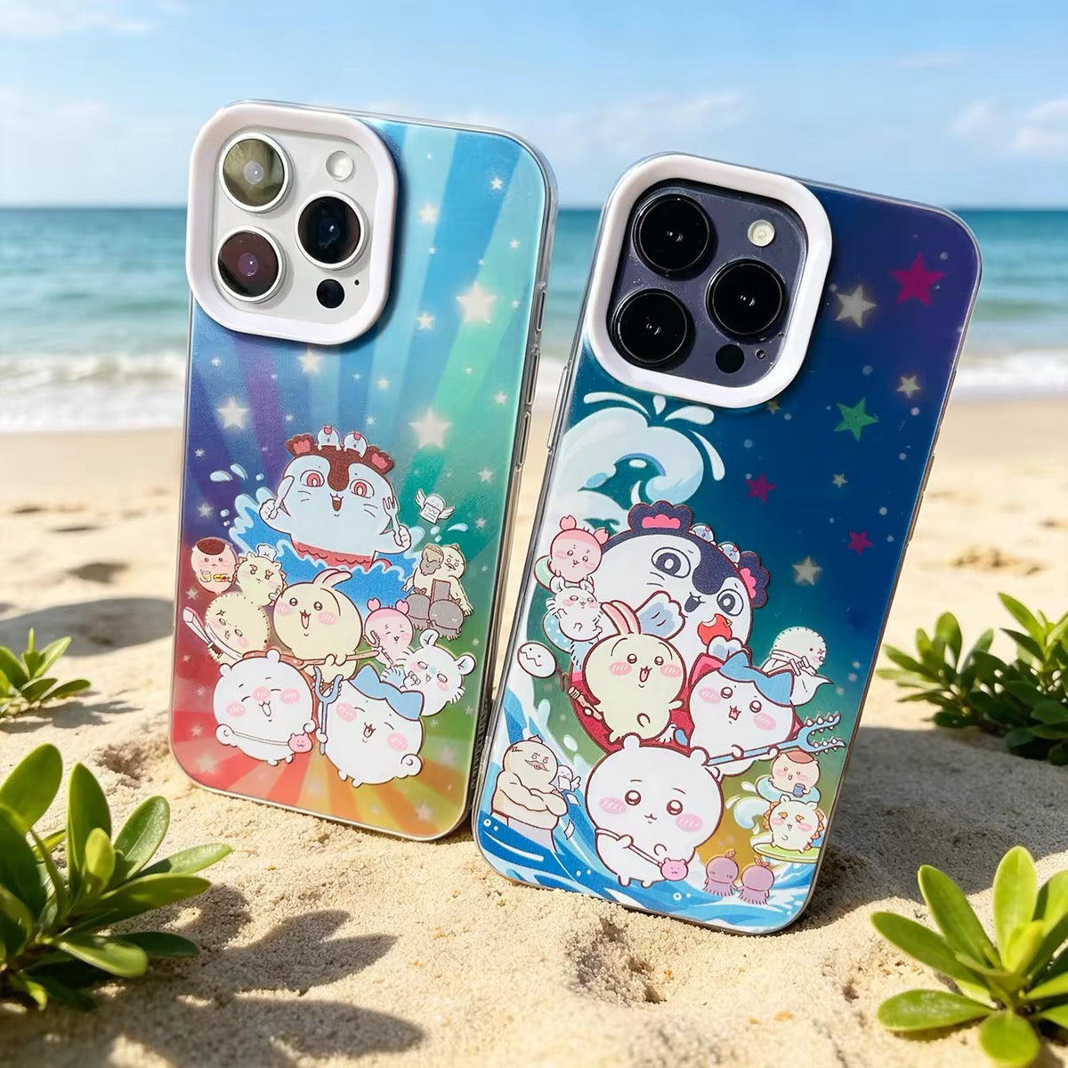 サンリオマジックスクール | ハローキティ マイメロディ クロミ シナモロール 魔女 魔法使い レーザー カラー クリア - iPhoneケース 11 12 13 14 15 16 16e 17 17e Pro Promax
