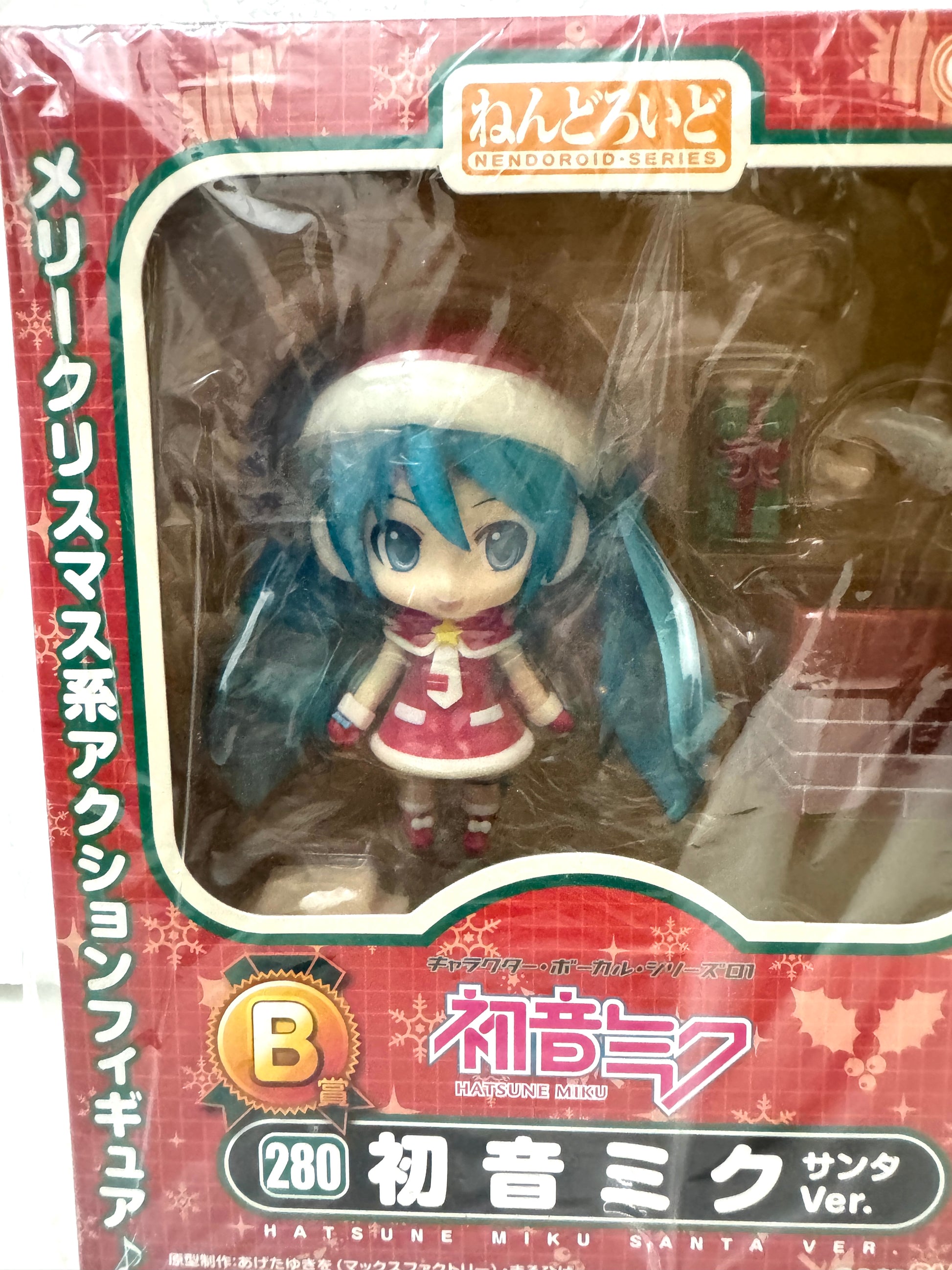 Japan GSC Nendoroid Series | 280 Santa Miku - 2016 Retried PVC FIGURE DOLL Toy Collection