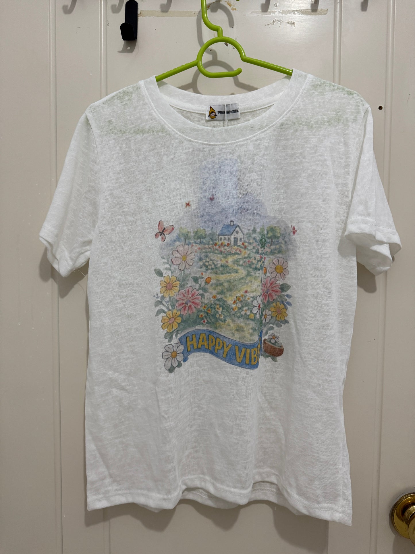 Korean Fashion Garden Style T-Shirt Series | Drawing Happy Vibes - Kawaii Fashion Items