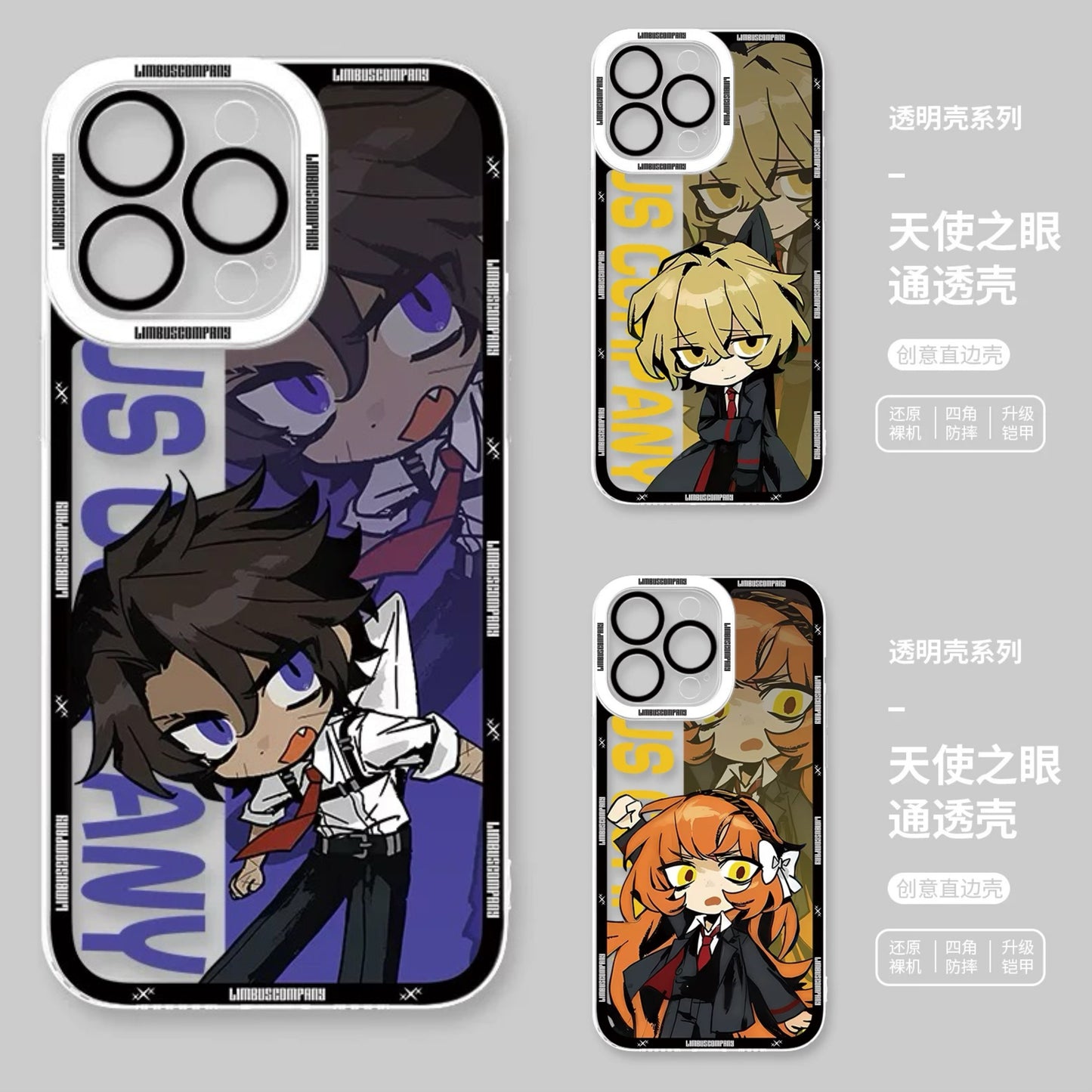 Game Character Limbus Company | Heathcliff Sinclair Ishmael - iPhone Case PLUS SE2 XS XR X 11 12 13 14 15 16 16e 17 17e Pro Promax 12mini 13mini
