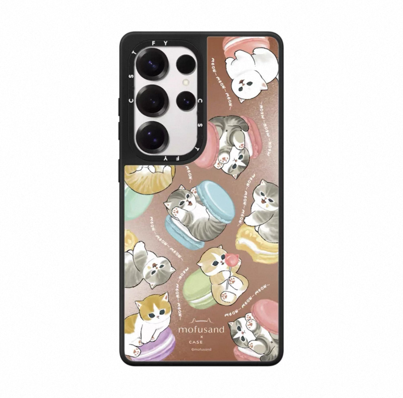 Cute Cartoon Mofusand | Macaron Style Lovely Cat - Phone Case Samsung Galaxy S25 S24 S23 Ultra KawaiiGiftLand