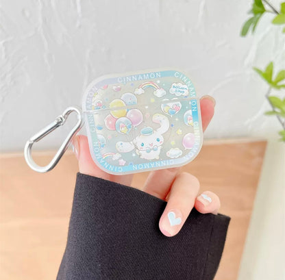 Japanese Cartoon Dreamy Pastel Colour Hello Kitty My Melody Kuromi Cinnamoroll Pompompurin AirPods AirPodsPro AirPods3 Case