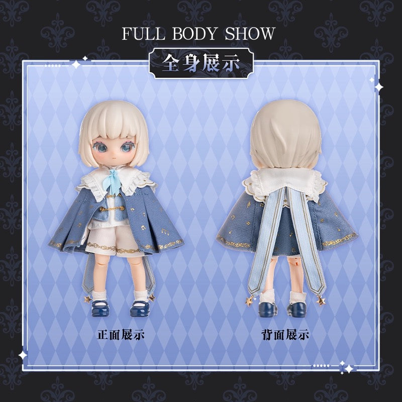 Simon Toys Cosplay Doll Outfits Set Symphony Performer | Sonata of the Ocean - Original Outfits 1/12 ob11 11cm BJD Doll Ball Joint Doll