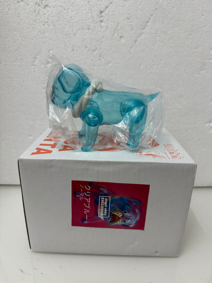 Japan Artist Dehara | Tosa Dog Inu Transparent Sky Blue Version - 50pcs Limited Worldwide Sofubi Figure Soft Vinyl Rare